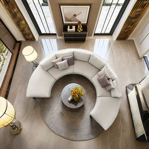 Sofá de recepción redondo para oficina, sofá para área de recepción, sofá redondo para sala de espera, sofá redondo para vestíbulo de hoteles - Product Image 3