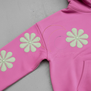 BINBEIER Survêtements pour Hommes avec Logo Personnalisé Imprimé, comprenant des Hoodies Épais en Molleton Bouclette 100% Coton et des Pantalons Baggy Teints par Éclaboussures à Bords Bruts - Product Image 5