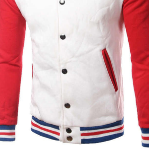 Veste de baseball en molleton de coton personnalisée pour homme de haute qualité, veste Letterman avec logo brodé en chenille, vestes universitaires unisexes - Product Image 5