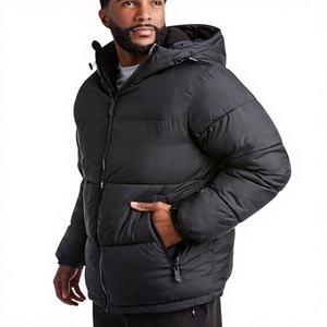 <b>Top</b> Quality Men Puffer Jacket 100% polyester and Customize logo print plain Puffer Men Jacket and Oversized Warm Puff Jacket - Product Image 1