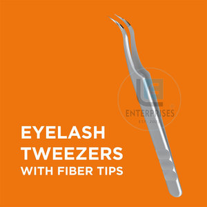 Vente flash - Pinces à cils en acier inoxydable fabriquées au Pakistan - Couleur et taille personnalisées - Réutilisables - Durables - Service OEM - Product Image 5