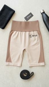 กางเกงขาสั้นออกกำลังกายเอวสูง ระบายอากาศดี สไตล์สตรีทแวร์ ยกกระชับสะโพก ไร้ตะเข็บ เหมาะสำหรับออกกำลังกายและฟิตเนสสำหรับผู้หญิง - Product Image 6