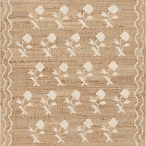 Alfombra de Yute Natural Tejida a Mano con Diseño Geométrico Oriental, Ecológica, de Pelo Corto, para Sala de Estar y Decoración del Hogar - Product Image 6