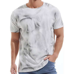 Camiseta Lisa de Primera Calidad al por Mayor/Ropa al por Mayor Unisex con Logotipo Personalizado, Camiseta Blanca con Cuello Redondo, Camiseta Extra Grande para Hombre - Product Image 3