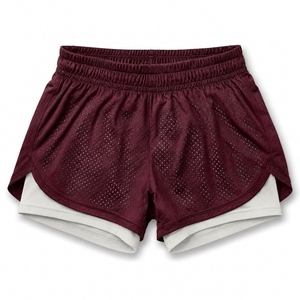 Squat Proof Compression 150GSM 2 in 1 Mesh Active Sport Shorts OEM ODM Low MOQ Wholesale - Product Image 1