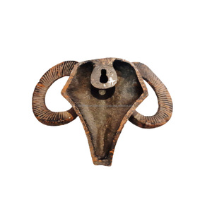 Ensemble de deux casques de gladiateur en laiton antique, vente chaude, alliage métallique, casque de guerrier antique pour la décoration de la maison - Product Image 4