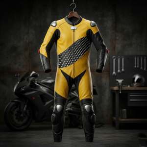Combinaison de moto en cuir homologuée CE, imperméable, coupe-vent, hiver, personnalisable OEM ODM, équipement professionnel d'usine - Product Image 2