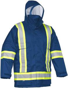 Chaquetas de Seguridad 100% Poliéster, Impermeables, Resistentes al Viento, Fluorescentes y Reflectantes, Personalizables, de Alta Resistencia - Product Image 5