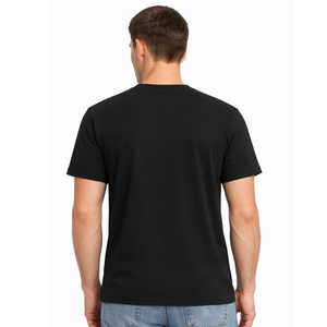 เสื้อยืดสีดำสำหรับผู้ชายขายดี |   ลายพิมพ์กราฟิกพระอาทิตย์สีส้มสไตล์มินิมอล |   ชุดลำลองชายหาดฤดูร้อนสไตล์สตรีทแวร์ - Product Image 3