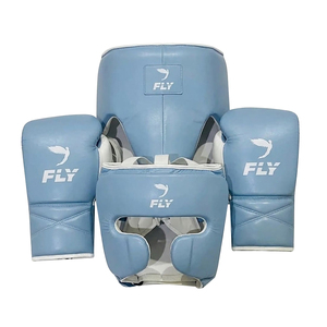 Ensemble de protection de boxe en cuir de vachette véritable de haute qualité, confortable et respirant, pour le MMA et le kickboxing (sparring) - Vente en gros - Product Image 1