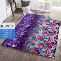 Shufu tapis d'extérieur en mousse haute densité doux confortable en relief points en caoutchouc naturel anti-dérapant anti-allergie en polyester élevé