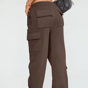 Pantalones Deportivos de Lona Ligeros de Alta Calidad, Ajuste Personalizado, con Bolsillos, Cintura Alta, para Mujer, para Yoga, Correr, Transpirables y de Secado Rápido - Product Image 4