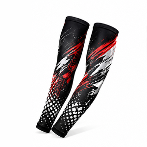 Mangas de compresión deportivas para hombre, personalizadas, transpirables, elásticas, de soporte y protección para fitness, running, ciclismo y entrenamiento. - Product Image 4
