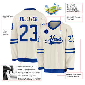 Jersey de Hockey sobre Hielo Corto Personalizado, Tela de Poliéster Premium, Malla Transpirable de Alto Rendimiento que Absorbe la Humedad, Diseño Totalmente Personalizable - Product Image 3