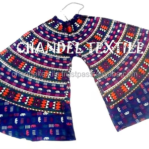 Mandala estampado Palazzo pantalón algodón pierna ancha Tribal Harem estilo Palazzo Gypsy Hippie bohemio pantalones Palazzo Animal estampado Pantalones - Product Image 6