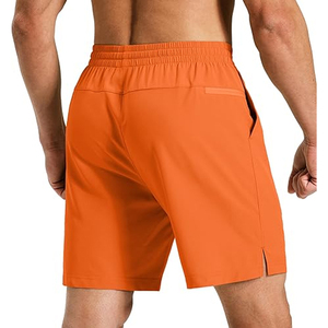 Pantalones Cortos de Algodón Lisos de Alta Calidad para Hombre, Cintura Elástica, Casuales de Verano, para Descansar, OEM, Logotipo Personalizado, Venta al por Mayor - Product Image 2
