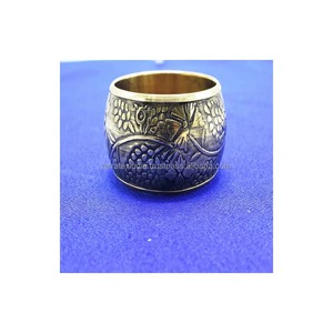 <b>Indian</b> Handmade Metal Napkin <b>Rings</b> with Classic Decorative Table Holders for Restaurants & Wedding Table Settings - Product Image 1