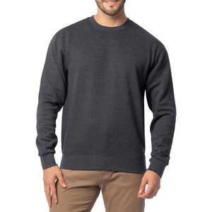 Sudadera de Cuello Redondo Rosa para Hombre, Corte Holgado, Color Sólido, Informal, Tejida en Algodón y Felpa, Ecológica, Transpirable, para Invierno - Product Image 6