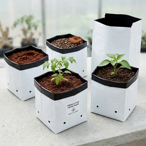 Sacs de culture de légumes et de champignons en plastique double couche extra résistants, de qualité supérieure, taille 1000 ml, écologiques, marque étrangère, vente en gros, Inde - Product Image 5