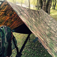 Bâche de camouflage imperméable pour tente militaire et stockage extérieur