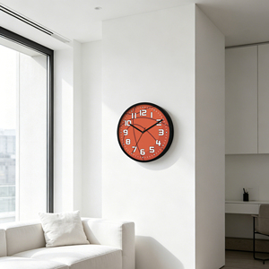 12 Inch Basketball Theme <b>3D</b> Silent Sweep Quartz Analog <b>Wall</b> <b>Clock</b> Sports Fan Locker Room Training Gym Bedroom Décor - Product Image 2