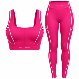 Conjunto de yoga para mujer en oferta, personalizado OEM, marca privada, color sólido, todas las tallas, conjunto de yoga/ropa deportiva para mujer - Product Image 4