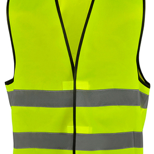 เสื้อกั๊กสะท้อนแสงเพื่อความปลอดภัยสำหรับผู้ชาย สีเหลือง คอวี ระบายอากาศได้ดี ผลิตจากโพลีเอสเตอร์ เหมาะสำหรับงานกลางแจ้งและสวมใส่ลำลอง - Product Image 5