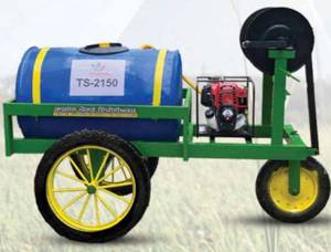 <b>Trolley</b> Mounted Pesticide Spray Pump with Gasoline Power for Garden and Orchard Professional Agriculture <b>Trolley</b> Power Sprayer - Product Image 3