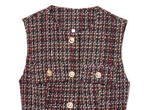 Chaleco Casual de Moda con Cuello Redondo, Cinturón y Botones, Color Personalizado, Transpirable, Resistente al Viento, Sin Mangas, para Mujer - Product Image 3