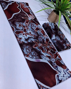 Tela de Sarga de Algodón Ankara con Estampado Africano de Cera de Mozambique Premium para Prendas de Moda Masculina - Product Image 5