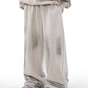 Custom Men's Flared <b>Bell</b> Bottom Sweatsuit Embroidered Eco-Friendly Casual Office & Street Look - Product Image 4