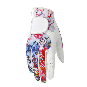 High Quality Golf <b>Glove</b> Unisex Left And Right Hand Soft Leather Sheepskin Breathable Full Finger Golf <b>Gloves</b> - Product Image 2