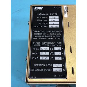 Kit de Filtro Armónico ENI HF-3000-50, 13.56 - Equipo y Piezas de Semiconductores de Confianza de Marca Global - Product Image 3