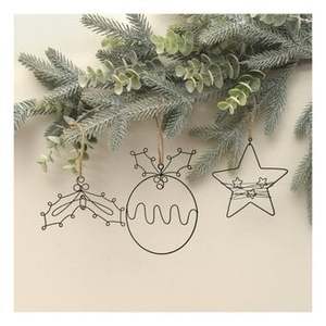 Wholesale Metal Black Hanging Ornament with Customized Design In Affordable Price - Product Image 2