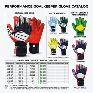 Gants de gardien de but de football professionnels hybrides/coupe négative avec motif imprimé à contraste élevé - Product Image 2