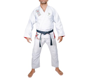 ชุดยิวยิตสูแบบสั่งตัดใหม่ รุ่นปี 2026 สำหรับกีฬาผสมผสาน  ผ้าเพิร์ลวีฟ  ปักลาย  ไซส์ใหญ่พิเศษ - Product Image 1