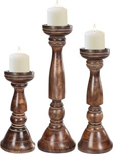 Handmade Wooden <b>Candle</b> <b>Holder</b> Rustic Home Decoration Modern Farmhouse Wooden <b>Candle</b> <b>Holder</b> for Table Decor - Product Image 6
