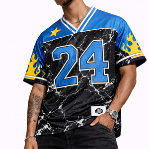 Camiseta Deportiva de Fútbol Americano Sublimada Personalizada para Hombre, Copa de Fútbol 2026, Malla Deportiva 100% Poliéster de Secado Rápido, Impresión de Logotipo OEM - Product Image 2