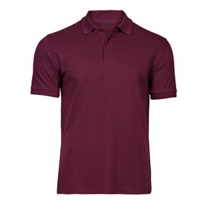 Camisas de Golf de Punto con Cuello en V para Hombre, 100% Algodón, Antiarrugas, con Botones, Color Sólido, Manga Corta, Formales, Nuevas de Verano - Product Image 3
