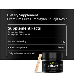 Pure Herbal Extract Shilajit Resin High Fulvic Mineral Content Food Grade in Glass <b>Container</b> & Bottle Packaging Model FIT-I-1496 - Product Image 2