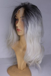 Extensions de cheveux pour femmes, 100% cheveux humains Remy indiens, toupet à dentelle frontale noué à la main, style vague profonde, lisses - Product Image 3