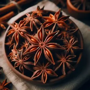 Anís estrellado (Illicium Verum) - Fuertemente aromático con un sabor dulce similar al regaliz debido al anetol - Product Image 1