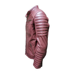 Veste en cuir pour homme durable et tendance avec logo frontal, imperméable et écologique pour une utilisation à long terme et un look avant-gardiste - Product Image 2