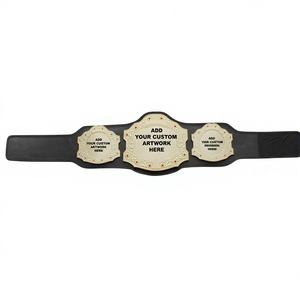 Cinturones de Campeonato de Cuero Personalizables de Primera Calidad para Jiu-Jitsu, Boxeo, Judo, Karate, Aikido, MMA, Grappling, Taekwondo - Product Image 1