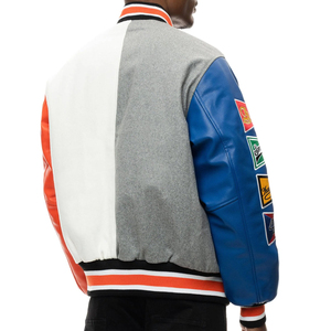 Factory Custom Women's 100% Wool Chenille Embroidery Letterman Baseball Varsity Cropped <b>Jacket</b> Streetwear Style Casual Wear - Product Image 4