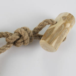 Vente en gros de jouets de remorqueur triple engageant, à partir de bois de café, parfait pour les mâcheurs forts, remorqueur de chien, fabricant du Vietnam, ODM, bas quantité minimale de commande - Product Image 4