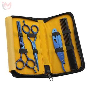 Kit de rasage professionnel pour barbier, ensemble de toilettage, rasoir droit, peigne ou ciseaux et bol, parfait pour le rasage à domicile, luxe - Product Image 2