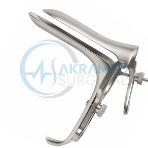 Espéculo vaginal de acero inoxidable al por mayor, con apertura lateral, reutilizable, instrumentos de examen ginecológico y obstétrico para cirugía - Product Image 3