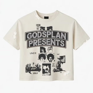 T-shirt Oversize Unisexe Vintage Streetwear Effet Délavé Acide avec Logo Strass Tricoté sur le Devant – Marque Américaine Scintillante - Product Image 2