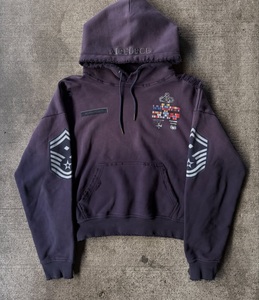 Nouveau sweat à capuche surdimensionné personnalisé, effet vintage délavé et vieilli, en coton épais, brodé, style streetwear - Product Image 2